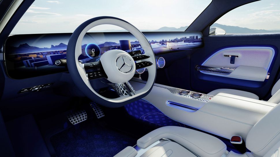 Mercedes-Benz Vision EQXX is a solar cell-clad EV with huge range and a ...