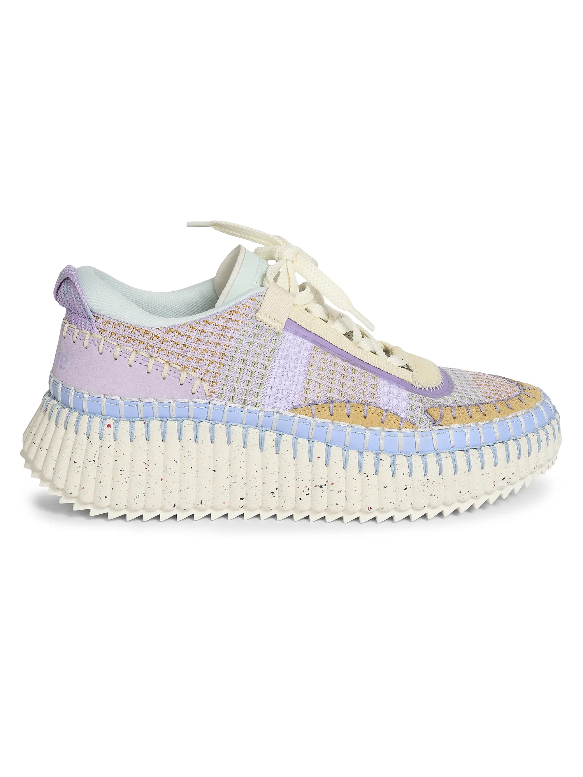 Chlo&amp;eacute;, Nama Mixed Media Platform Sneakers (Were