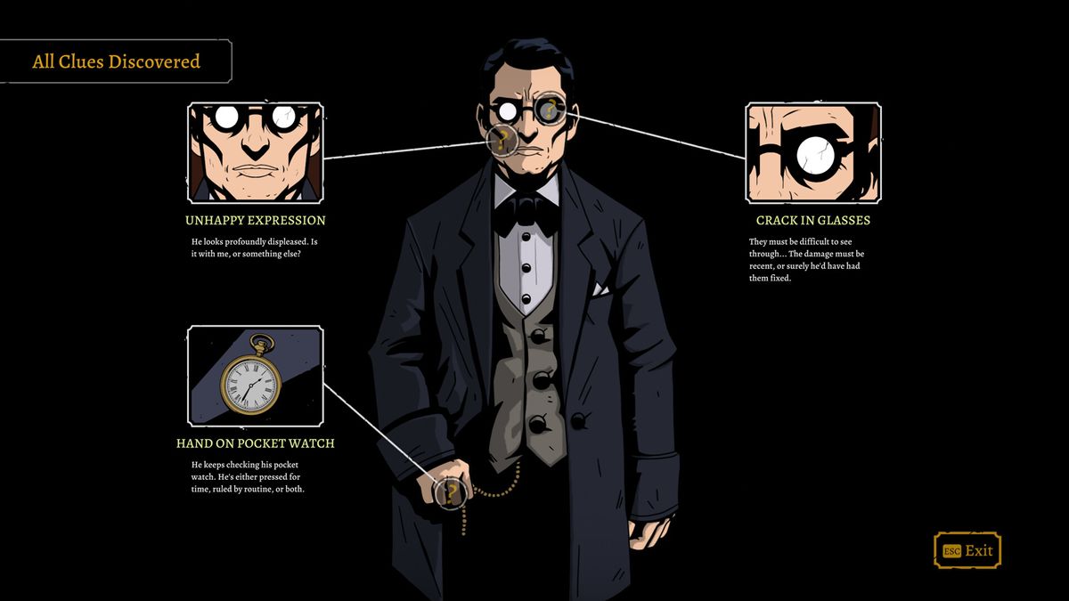 A man being examined by a detective