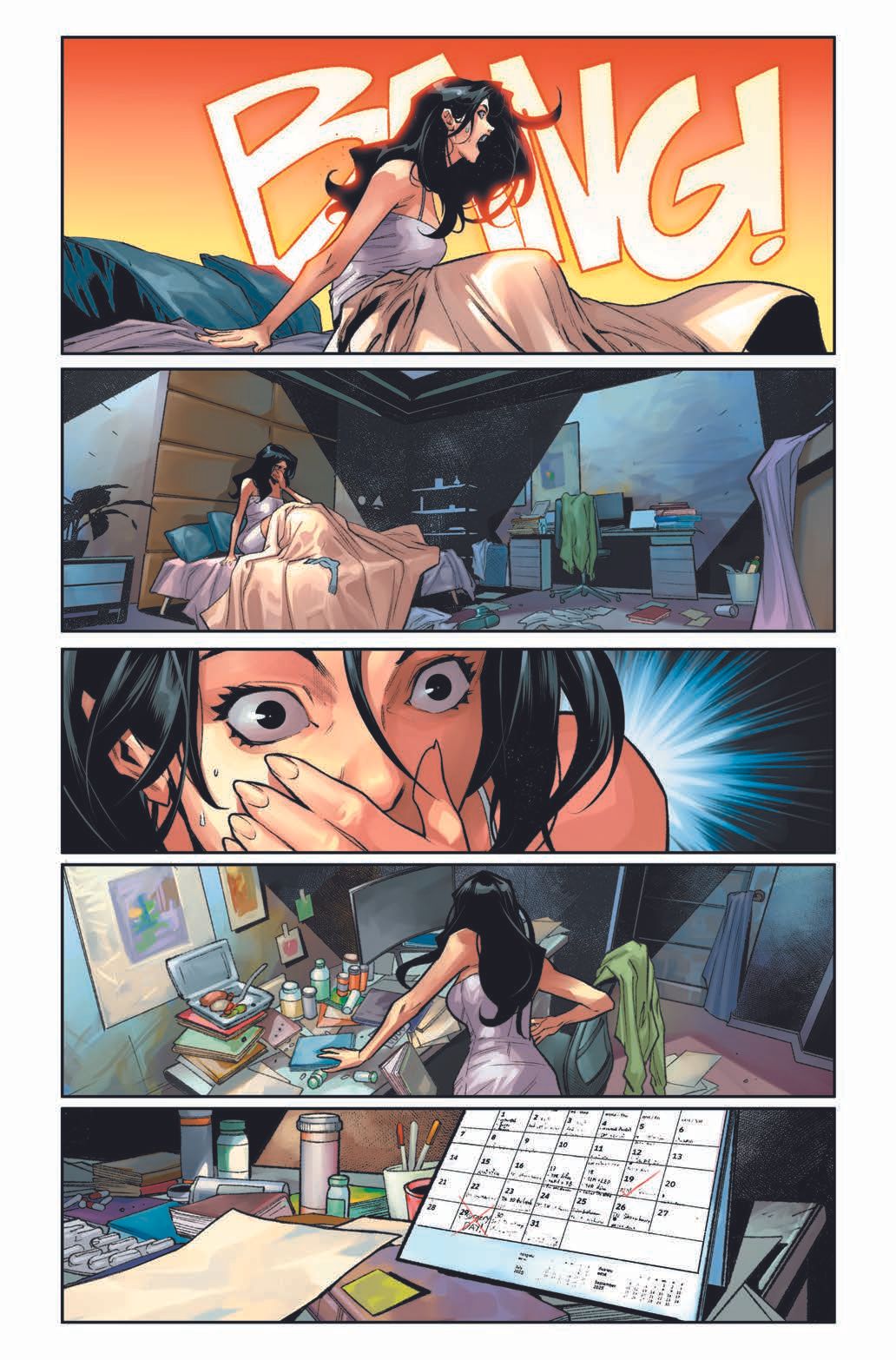 Interior pages from Secret Six #1.