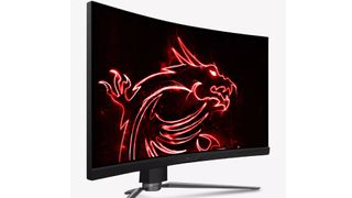 Gaming monitor showing image of dragon