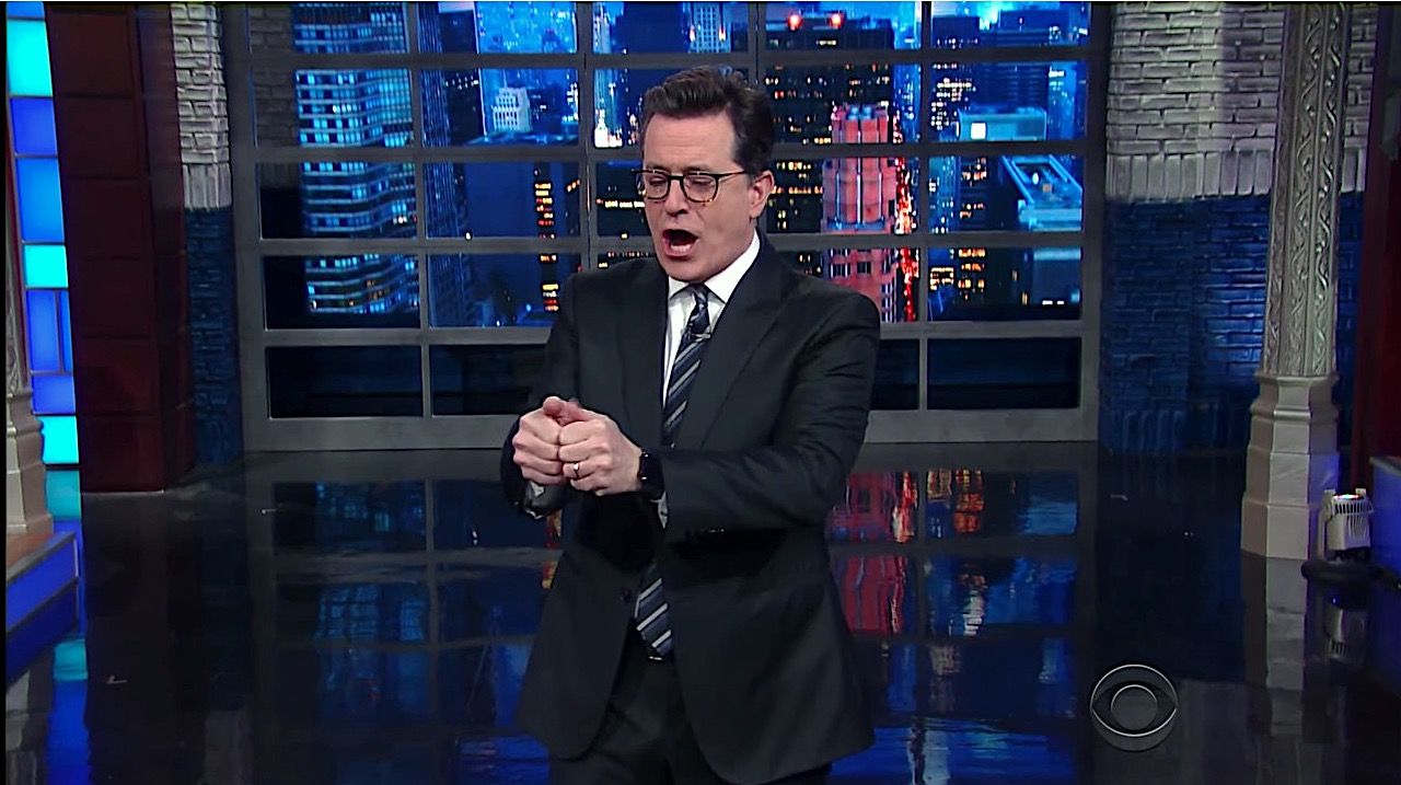 Stephen Colbert deconstructs Trump&amp;#039;s twitter rage