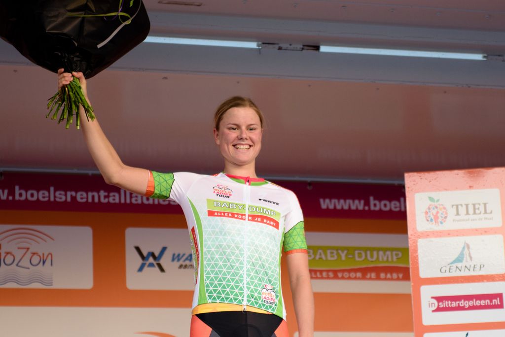 Points classification leader, Amalie Dideriksen (Boels Dolmans)