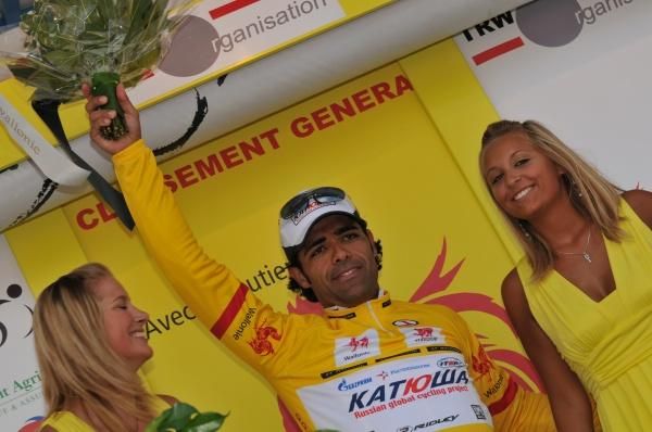 Danilo Napolitano (Team Katusha) the win and yellow