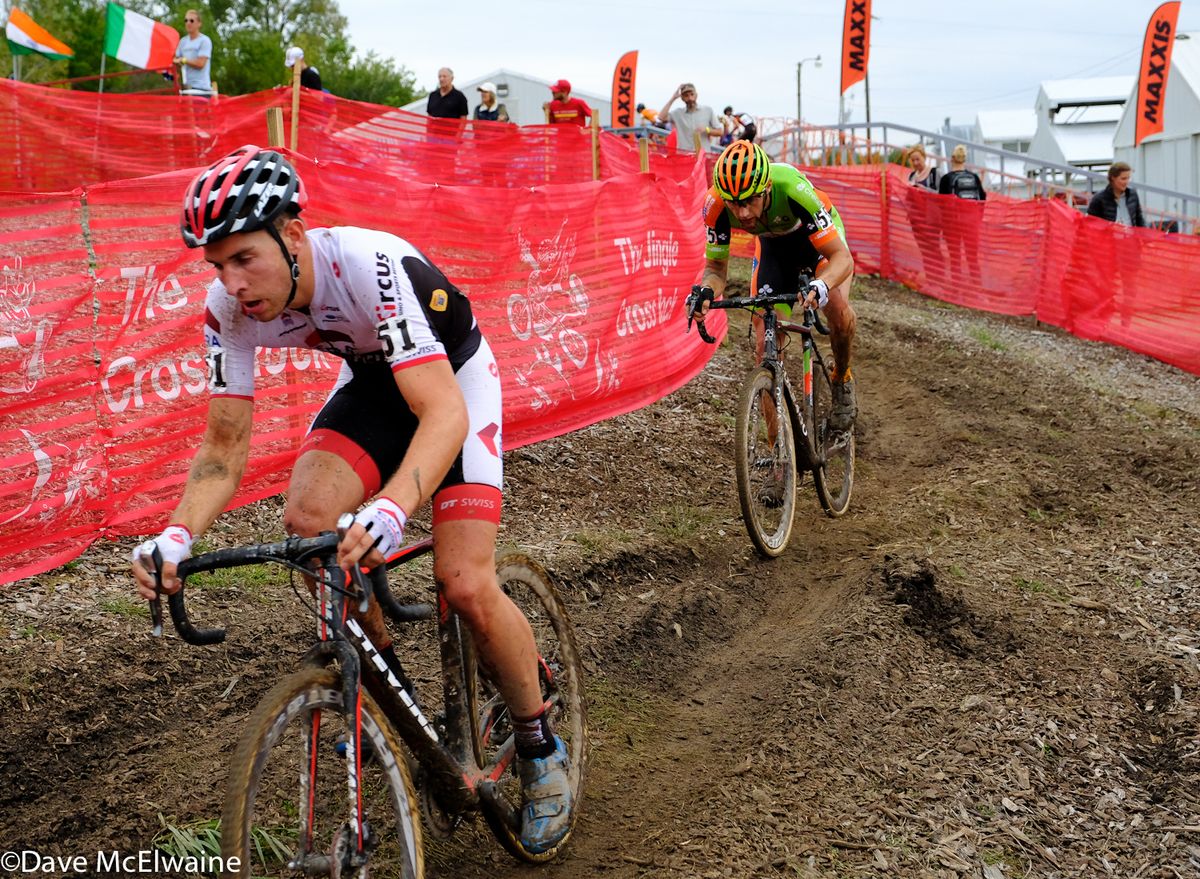 Diether Sweeck (Era-Circus) fighting for third place