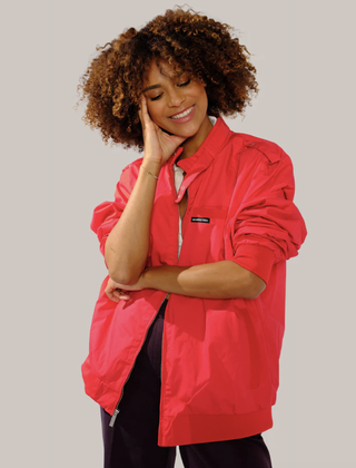 Women's Classic Iconic Racer Oversized Jacket