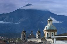 Ecuador, Otavalo, Cotacachi Volcano.