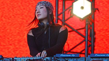 LONDON, ENGLAND - AUGUST 20: DJ Peggy Gou performs during Field Day, as part of the All Points East festival at Victoria Park on August 20, 2022 in London, England. (Photo by Jim Dyson/Getty Images)