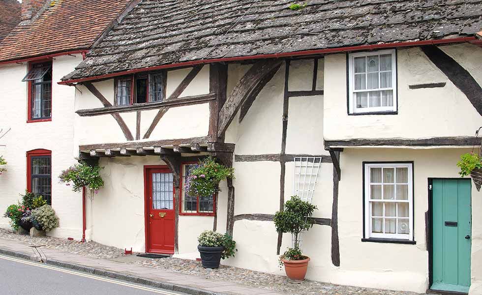 old cottage exterior