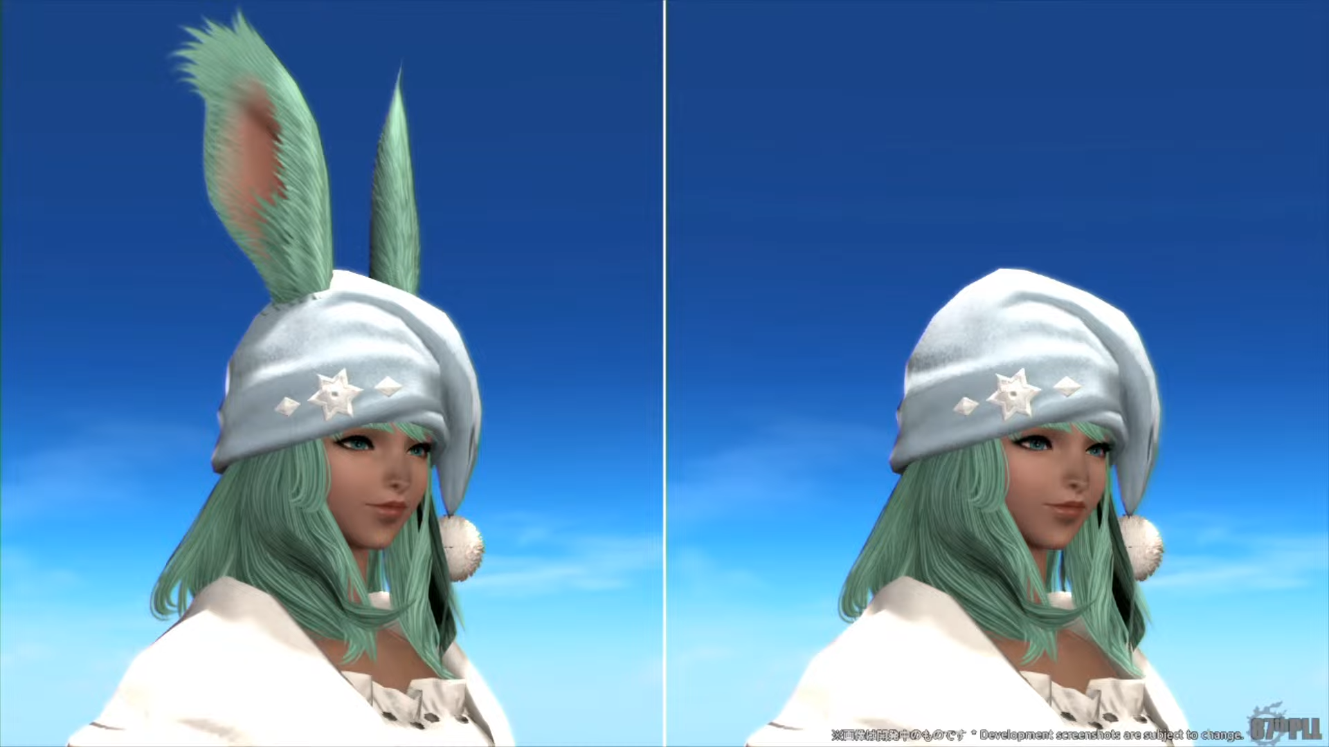 Letter from the Producer LIVE showcasing Final Fantasy 14 hat changes.