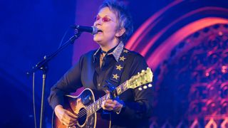Mary Gauthier performs at the Union Chapel on November 05, 2019 in London, England.