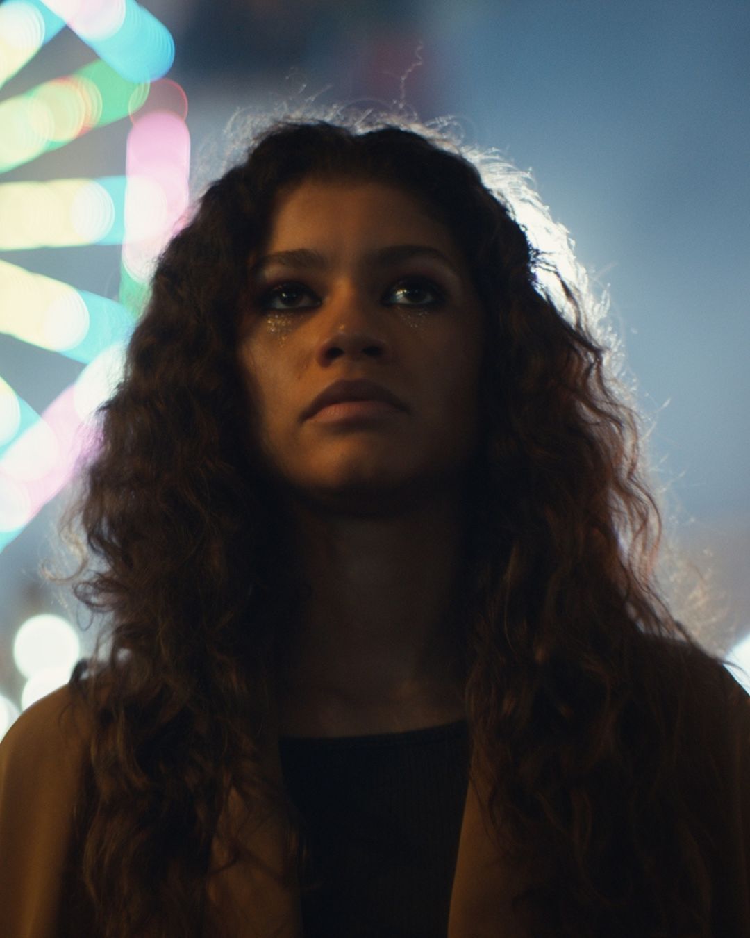 Zendaya as Rue in season 1 of Euphoria.