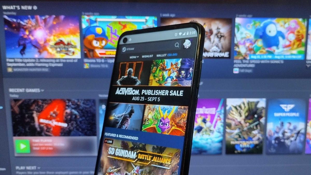 Steam beta on Android gains improved UI, new 'Library' design | Android ...