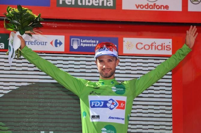 Nacer Bouhanni (FDJ.fr) in the green jersey