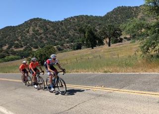 The breakaway on stage 3 of the 2018 Tour of California