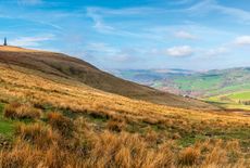 The 1,300ft Stoodley Pike in the South Pennines, West Yorkshire.