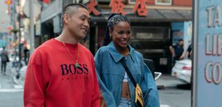 Taylor Takahashi and Taylour Paige play aspiring basketball star Alfred and his girlfriend Eleanor in writer-director Eddie Huang's feature debut.