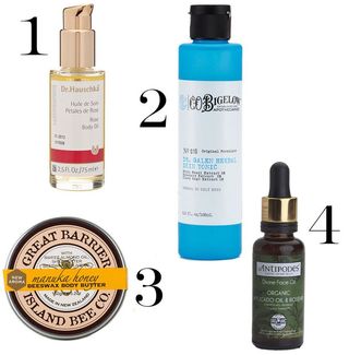 "Apothecary Beauty" cosmetics, body oil, skin tonic, face oil, body butter