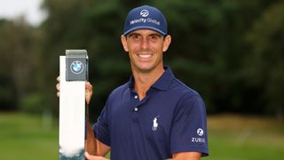 Billy Horschel with the BMW PGA Championship trophy