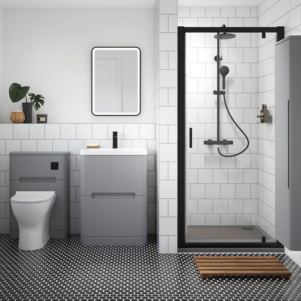 Black and white bathroom ideas for striking monochrome schemes | Ideal Home