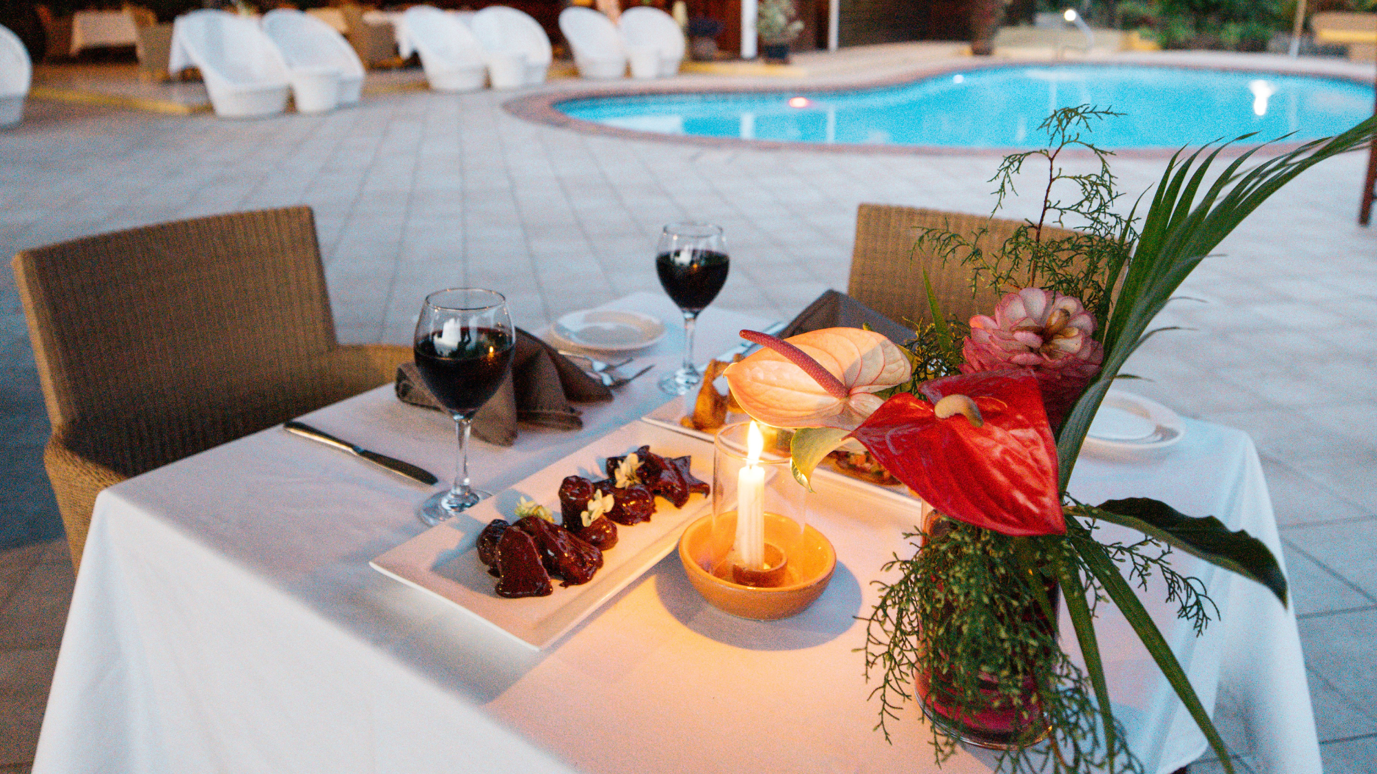 Chocolate menu at The Mango Tree, Saint Lucia.
