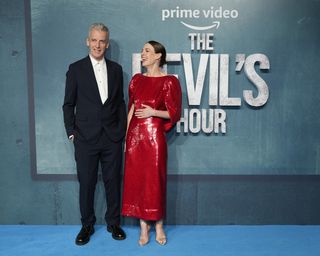 Peter Capaldi and Jessica Raine at the recent London launch of The Devil's Hour.