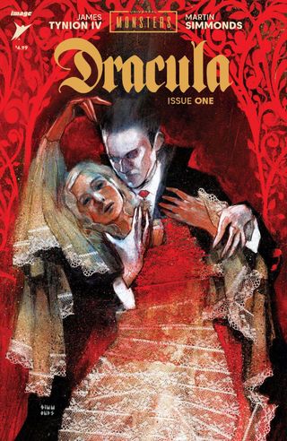 Martin Simmonds' cover for Universal Monsters: Dracula #1.