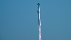 SpaceX's first Starship V3 megarocket launches on a suborbital test flight from Starbase, Texas on May 22, 2026.