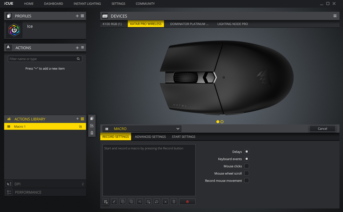 Corsair Katar Pro Wireless