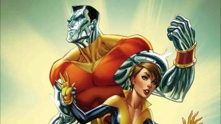 Colossus and Kitty Pryde on X-Men: The Wedding Special #1 cover