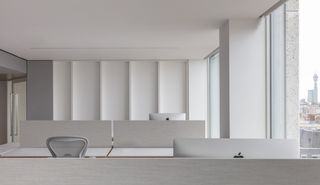 ConForm Architects at The Smithson Building with white minimalist office space