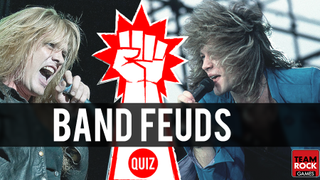 Rockstar fights and feuds. A trivia quiz on the artists who argue featuring Sebastian Bach and Jon Bon Jovi