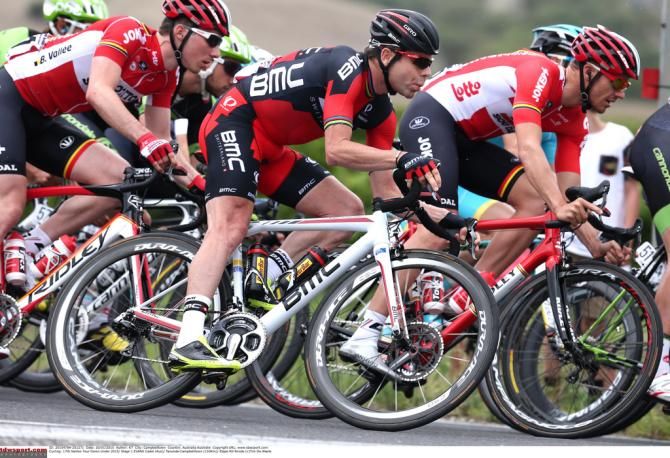 Cadel Evans (BMC) in the bunch