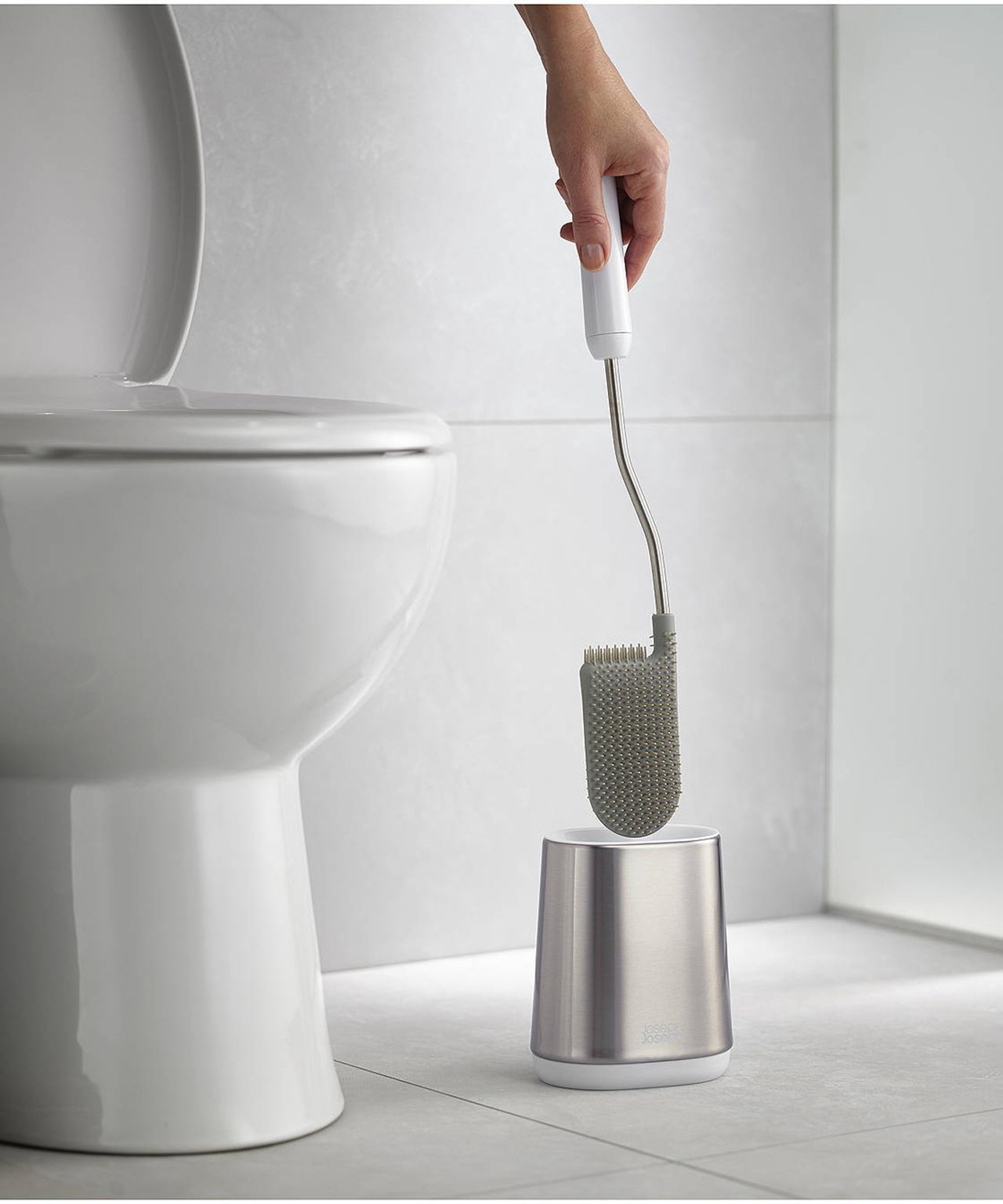Joseph Joseph Flex ™ Lite toilet brush, stainless steel