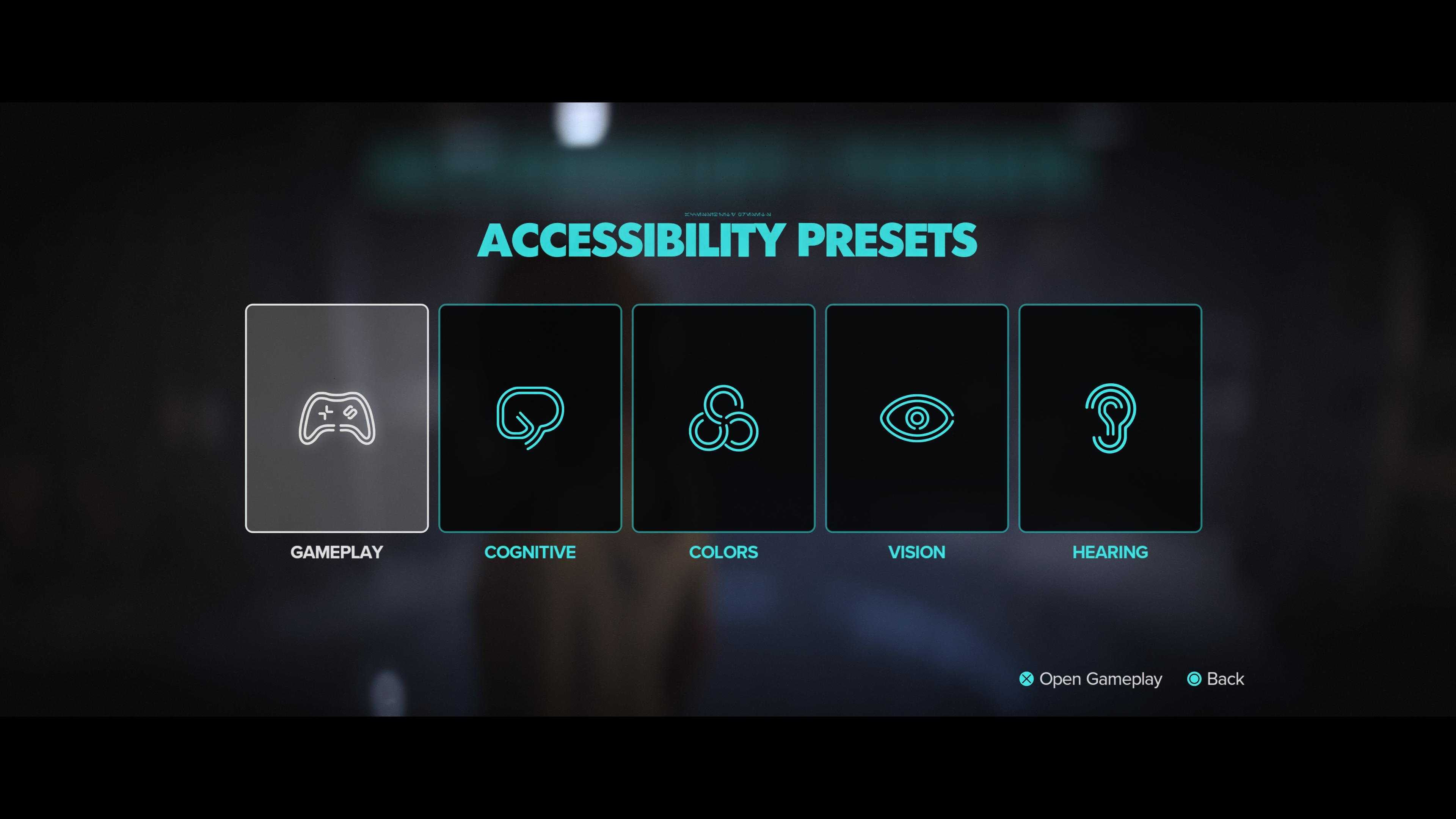 Star Wars Outlaws accessibility screenshot