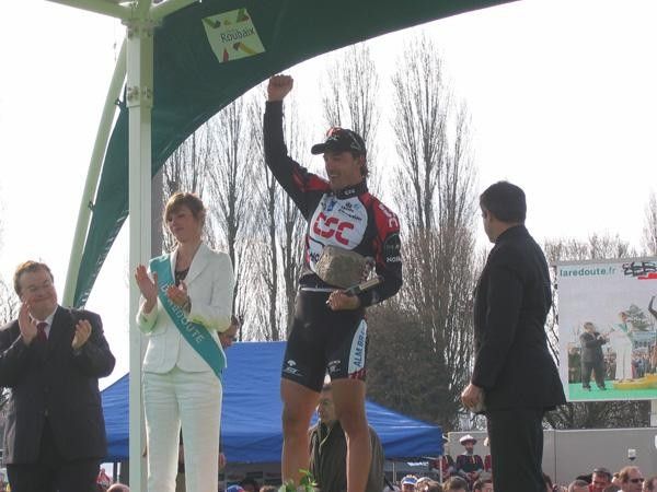 Fabian Cancellara (CSC) is very happy