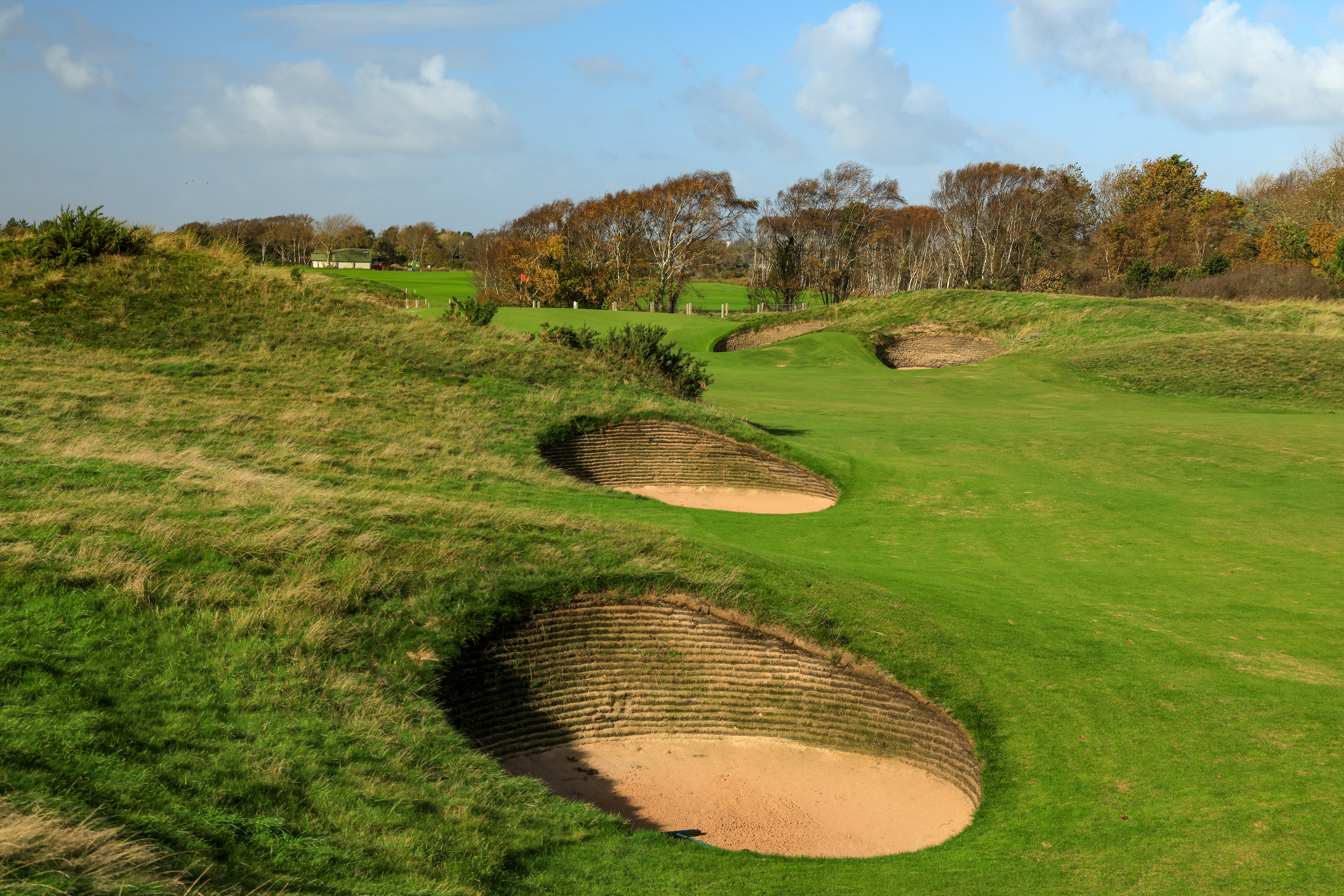 Bunkers at Royal Lytham Golf Club
