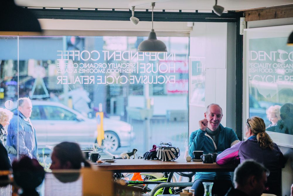 It's a popular stopping point for anyone going to or from the Surrey Hill. Photo: Daniel Gould