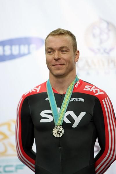 Keirin silver medalist Chris Hoy (Sky Track Cycling)