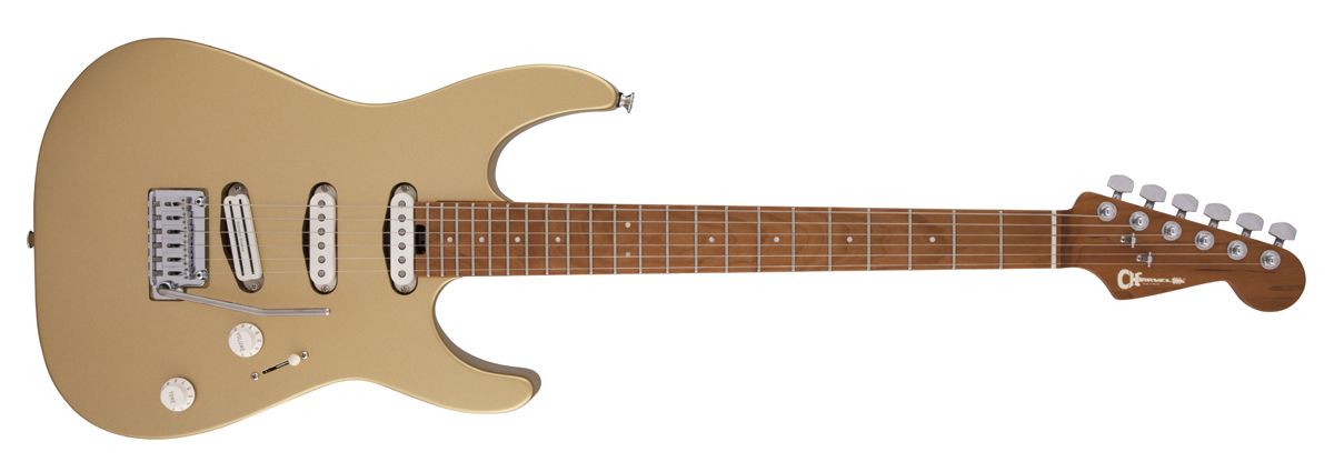 Charvel Pro-Mod DK22 SSS 2PT CM in Pharoahs Gold