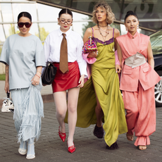 Kazakhstan fashion week street style