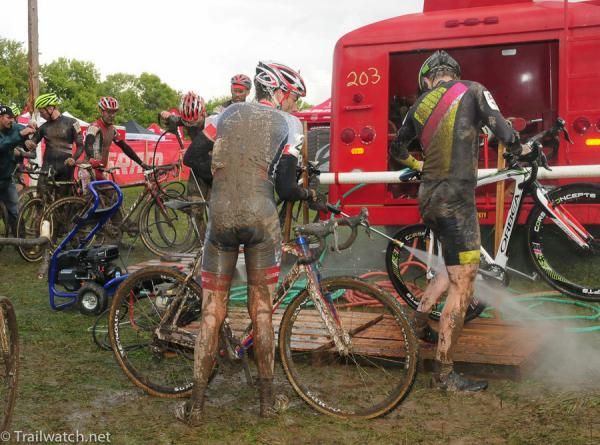 The bike wash was busy today