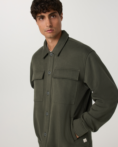 Vuori Seaside Shirt Jacket (Army)