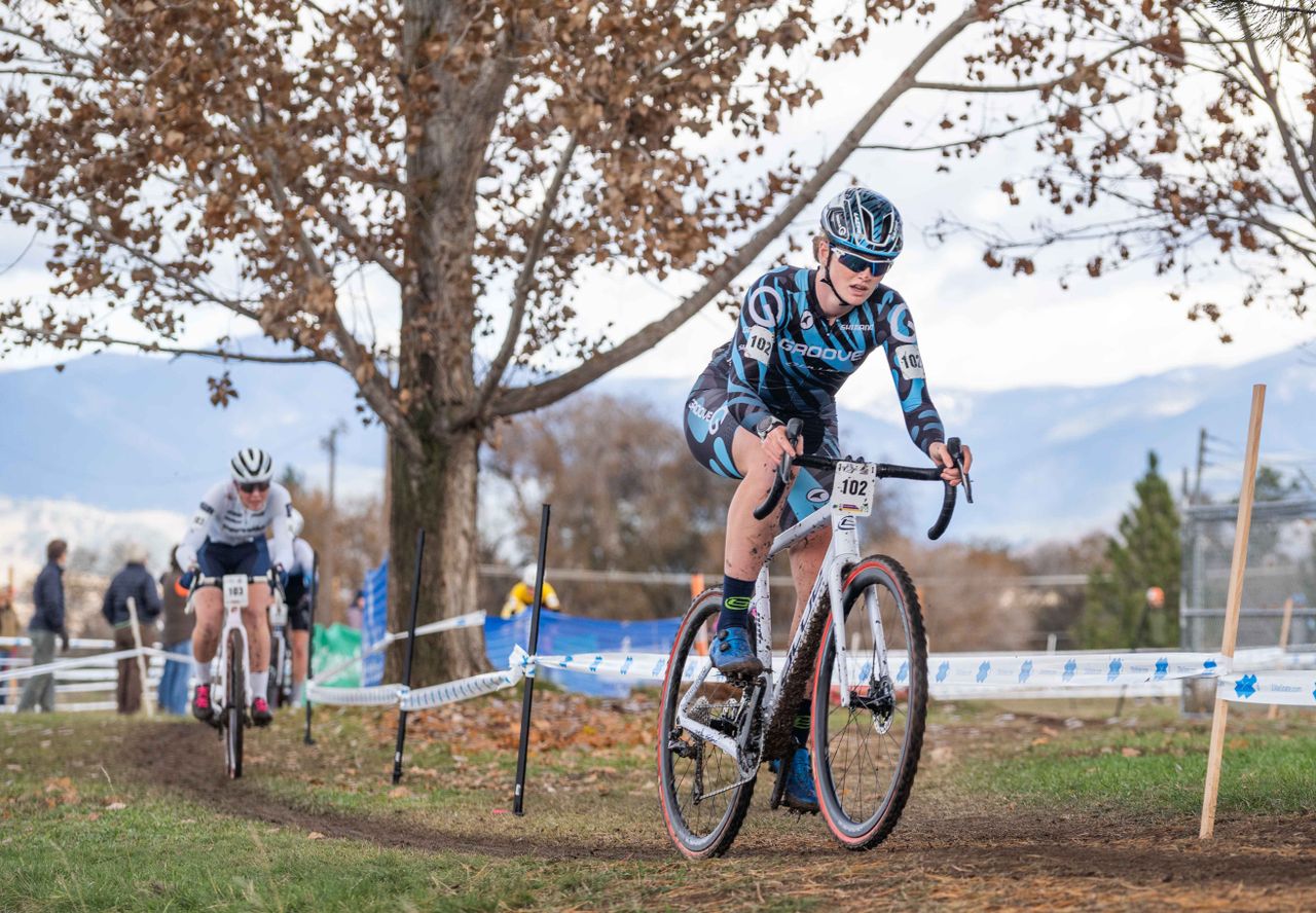 Lauren Zoerner wins the women's under-23 Pan American cyclocross title