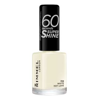 Rimmel 60 Seconds Super Shine Nail Polish in Shade White Hot Love