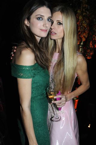 Daisy Bevan And Laura Bailey At The Playboy 60th Anniversary Party