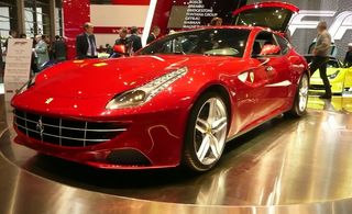 Image of red Ferrari FF