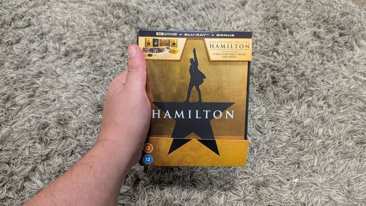 Hamilton 4K blu-ray case