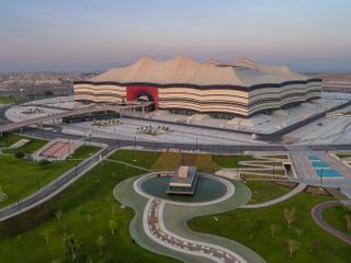 The Al Bayt Stadium in Al Khor is one of eight new stadiums built specifically to host the 2022 World Cup