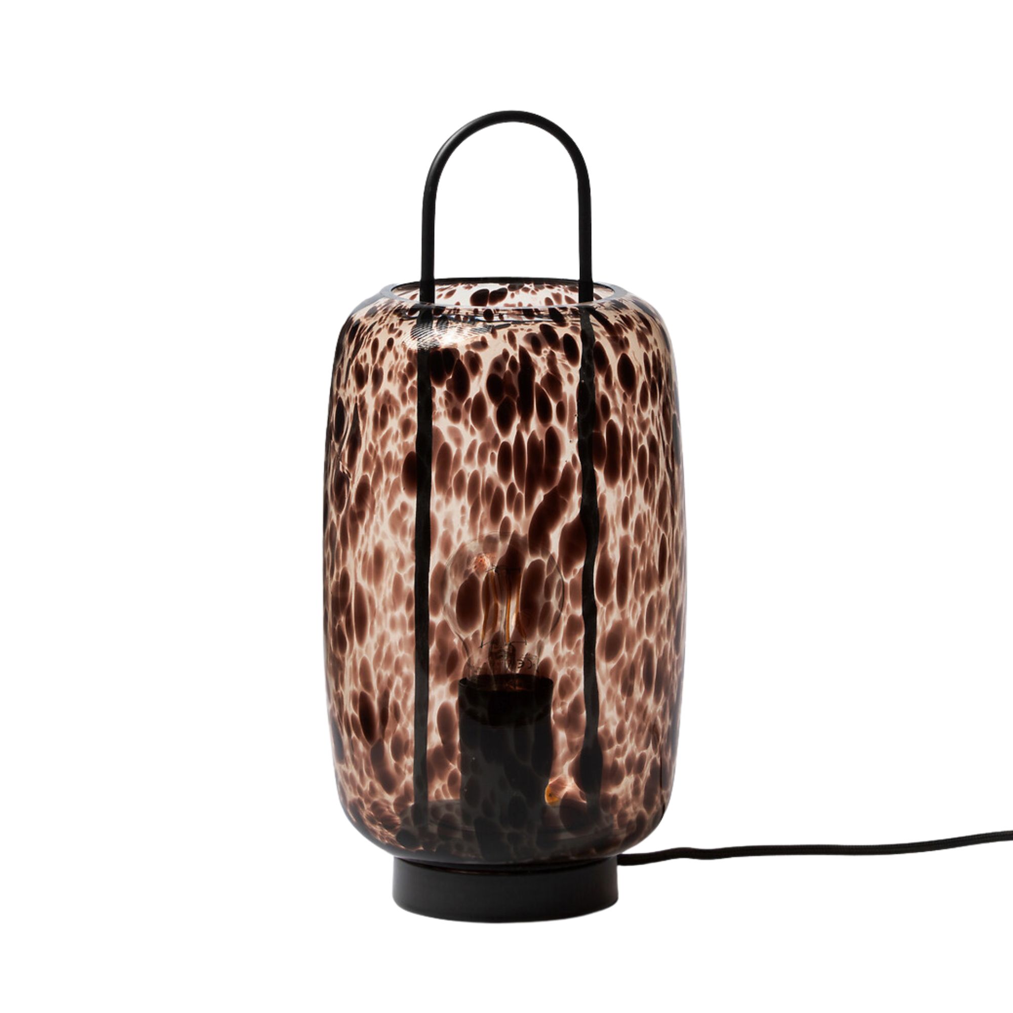 La Redoute, Toleco Metal &amp;amp; Amber Glass Table Lamp